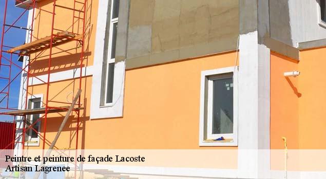 Peintre et peinture de façade  lacoste-84480 Artisan Lagrenee