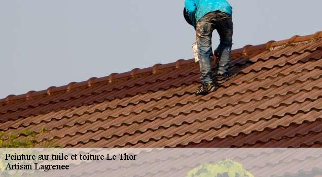 Peinture sur tuile et toiture  le-thor-84250 Artisan Lagrenee